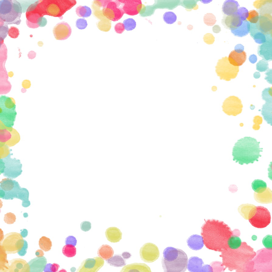 This Is An Overlay In Transparent Png Format, And Sized - Paint Splatter Border Png (894x894), Png Download
