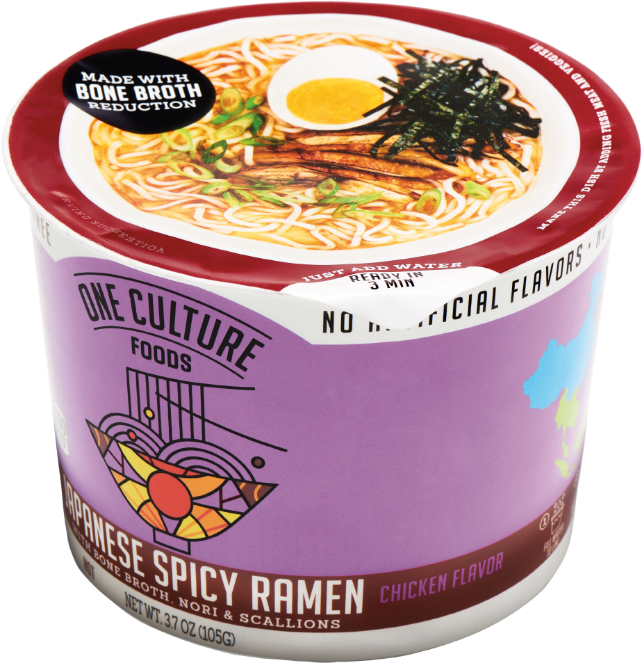 Jap Spicy - One Culture Instant Noodles (1000x1000), Png Download