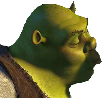 Kiss - Shrek E Fiona Kiss (358x342), Png Download