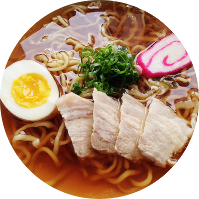 Noodle Soup Soy Sauce Flavor 醤油ラーメン - Okinawa Soba (400x400), Png Download