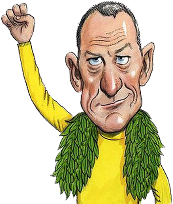 Free To Use Public Domain Famous People Clip Art - Lance Armstrong Transparent Background (500x500), Png Download