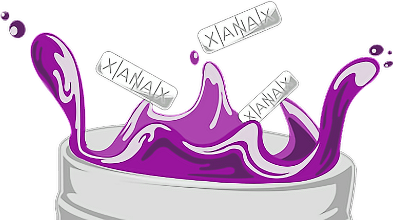 Vaporwave Xanax - Codeine Drawings Of Lean (766x430), Png Download