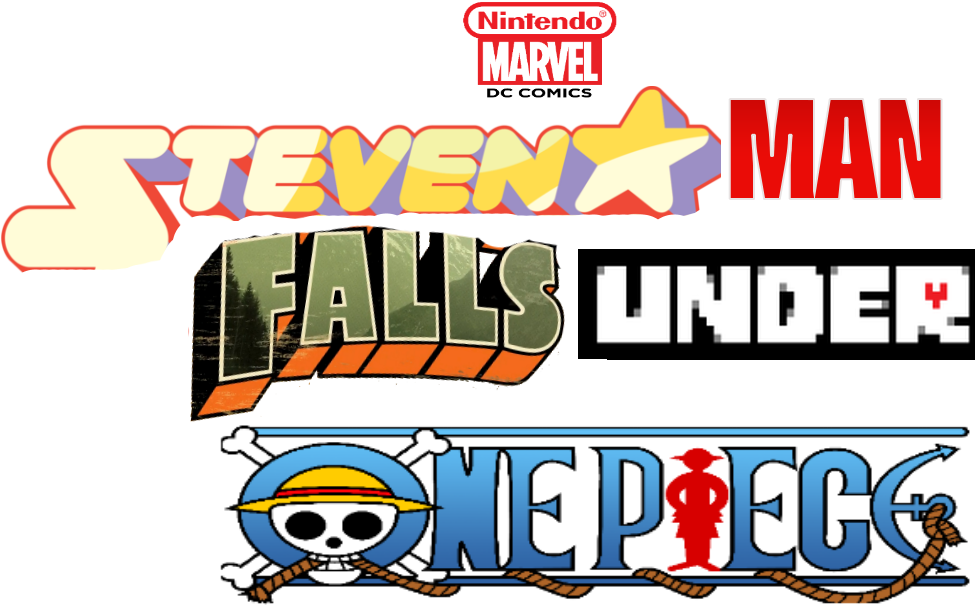 Nintendo Marvel Man Under Dc Comics - One Piece (1084x754), Png Download