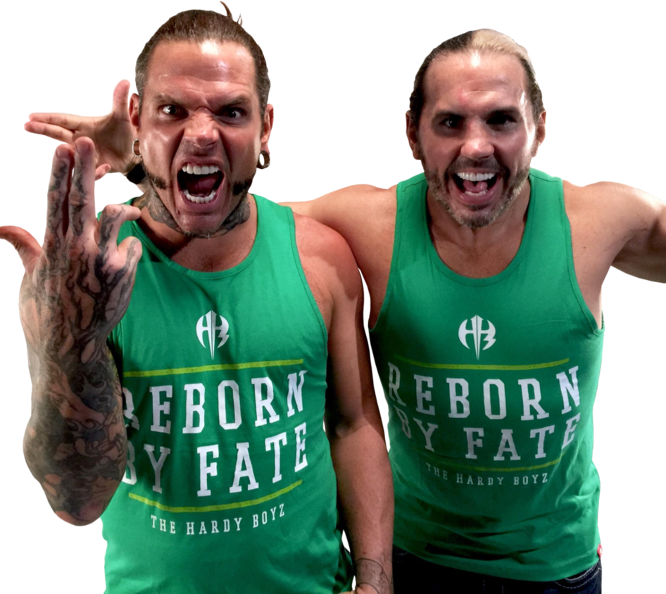 The Hardy Boyz 2017 T-shirt Renders By Ambriegnsasylum16 - Hardy Boyz Reborn By Fate (946x844), Png Download