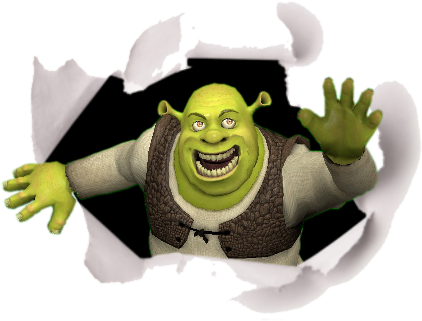 Image Library Stock Co Comics Cartoons Thread View - Shrek Gmod Transparent (877x668), Png Download