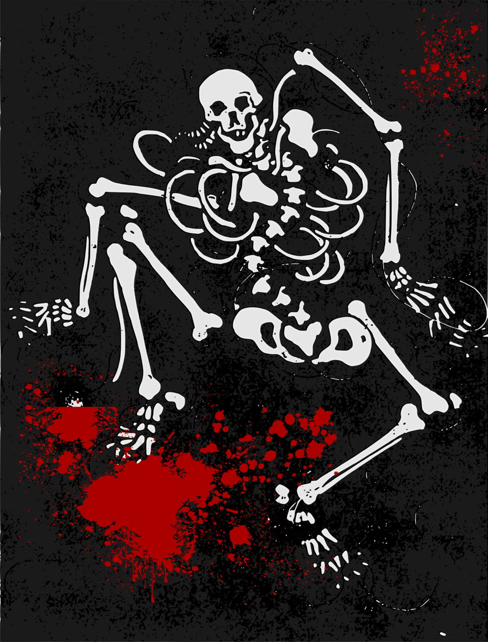 Bloody Skeleton Png Clipart Skeleton Clip Art - Twisted Envy Skeleton Blood Dance Novelty Mug (900x1171), Png Download