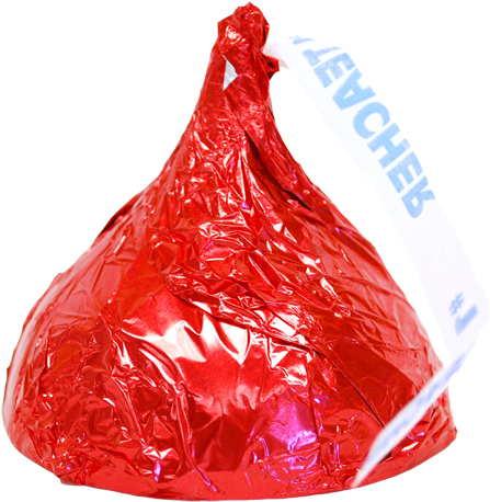 Hershey's Kisses Milk Chocolate Giant - Red Meat (500x500), Png Download