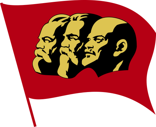 Marx Engels Lenin (500x407), Png Download