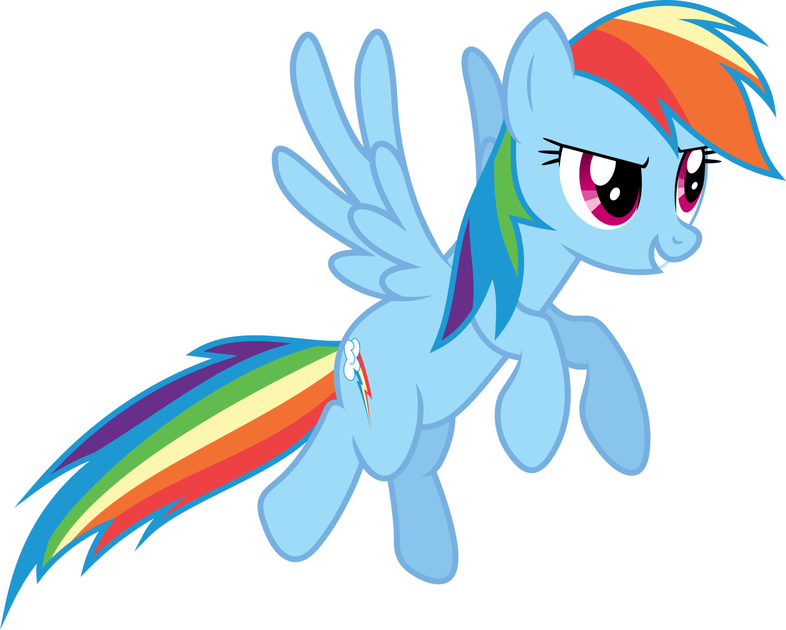 Rainbow - Pixel Art Rainbow Dash Gif (1600x1284), Png Download