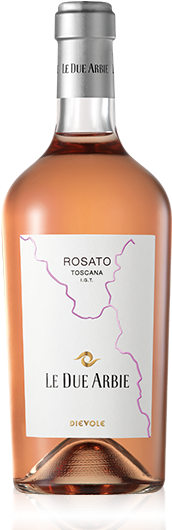 Rosato Le Due Arbie Igt Toscana - Dievole Le Due Arbie (299x541), Png Download
