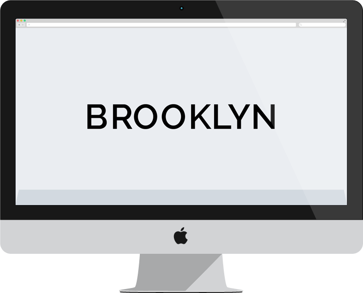 Imac Flat Mockup - Flat Imac Mockup Png (722x583), Png Download