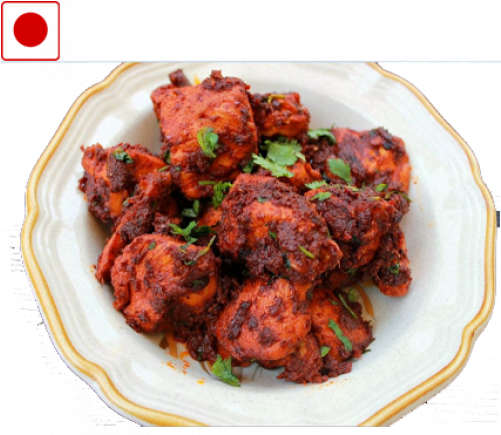 Chicken Masala Fry Recipe (500x500), Png Download
