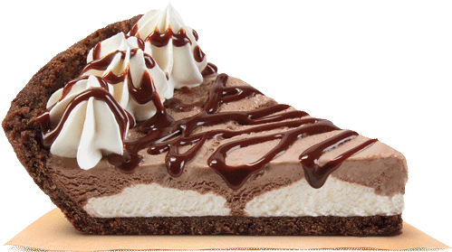 Hershey's Sundae Pie - Burger King Hershey Pie (500x540), Png Download