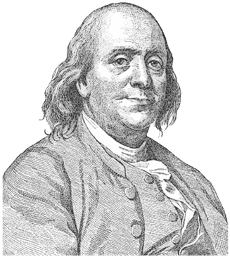 Benjamin Franklin Face Sideview - Quotes About Education Benjamin Franklin (400x400), Png Download