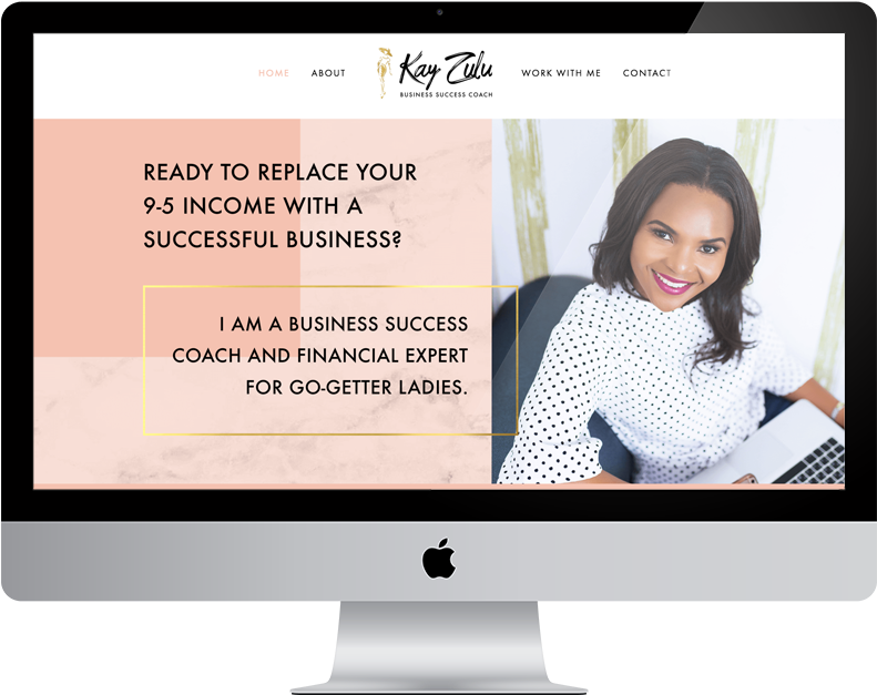 Kay Zulu Imac Mockup - Qlik Analytics Platform (800x639), Png Download