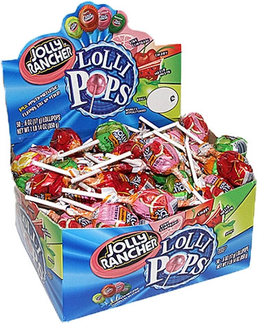 Jolly Rancher Assorted Flavor Lollipops - Jolly Rancher Lollipops Cherry (500x500), Png Download