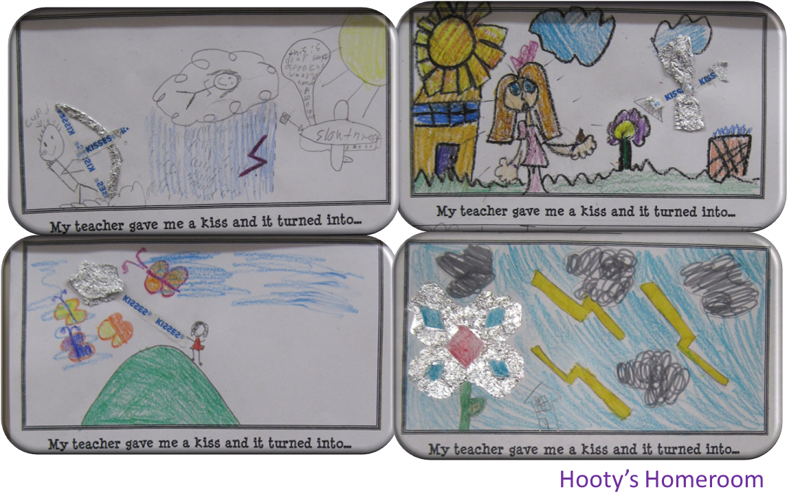 Each Kid Gets A Hershey Kiss And Creates Something - My Teacher Gave Me A Kiss (1147x742), Png Download