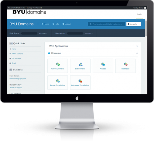 Imac Mockup Byu Domains E1436895737159 - Paltalk (507x468), Png Download