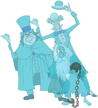 Hitchhiking Ghosts - Disney Hitchhiking Ghosts (415x458), Png Download