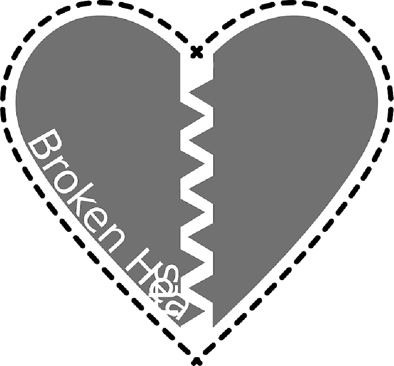 Mb Image/png - Red Broken Heart Throw Blanket (800x742), Png Download