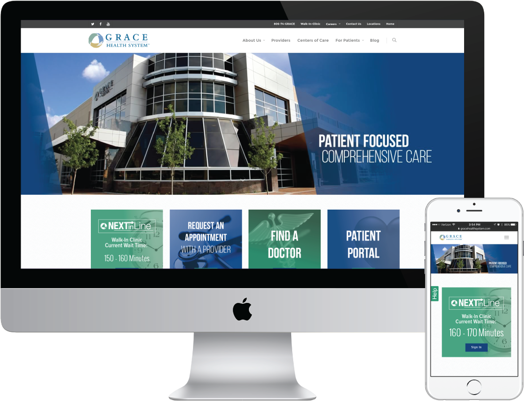 Client Website Moc Imac, Iphone - Computer Monitor (1342x839), Png Download