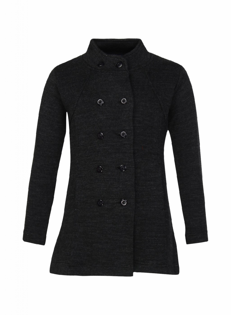 Black Winter Jacket For Women Png Photo - Oliver Spencer Wool Coat (750x1024), Png Download