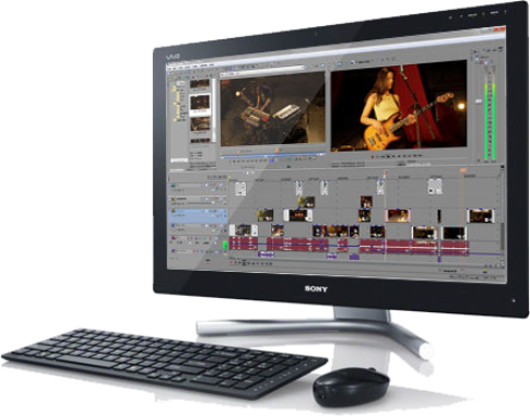 Imac - Sony Creative Software Vegas Pro 12 Edit (485x381), Png Download