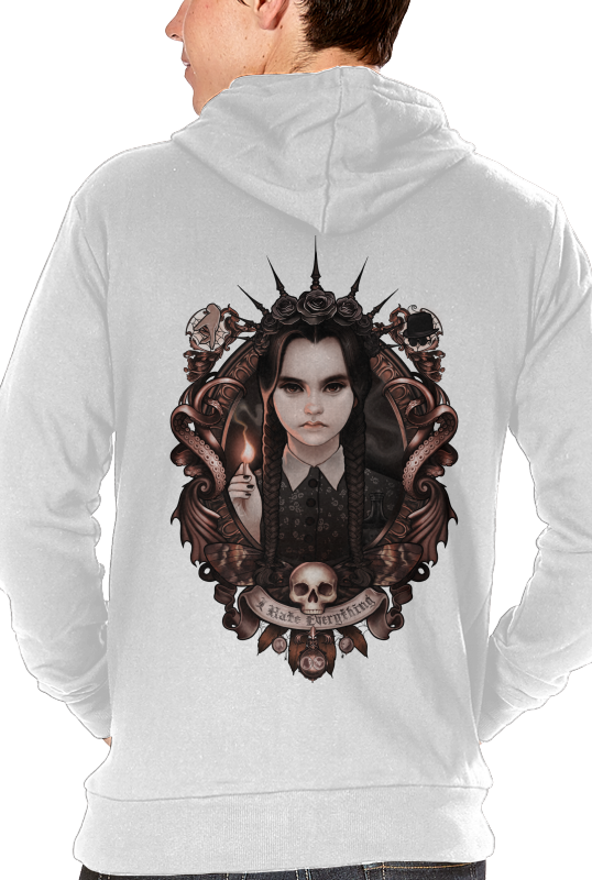 I Hate Everything - Hate Everything Wednesday Addams (538x800), Png Download