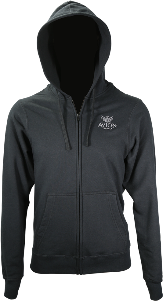 Unisex Black Hoodie With Zipper - Jacket (1060x1060), Png Download