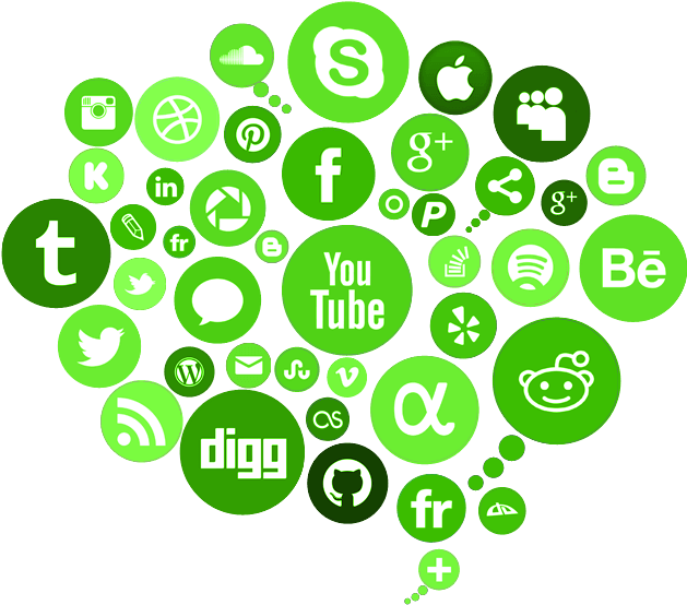 Digital-marketing - Social Media Png Free (675x578), Png Download