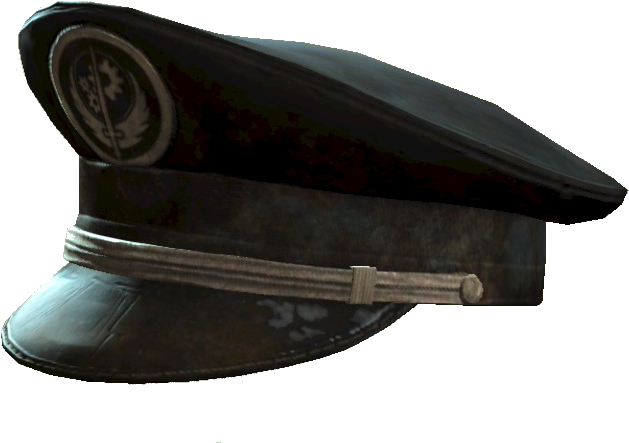 Airship Captains Hat - Brotherhood Of Steel Hat (700x500), Png Download