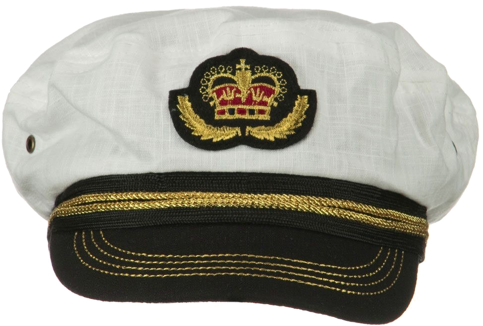 Captain Navy Hat Png Pic - Sea Captain Hat Png (1000x1000), Png Download