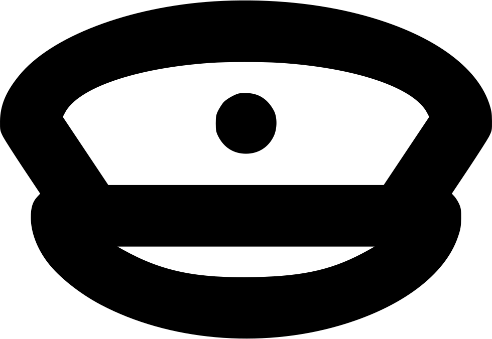 Captain Hat - - Clip Art (980x676), Png Download