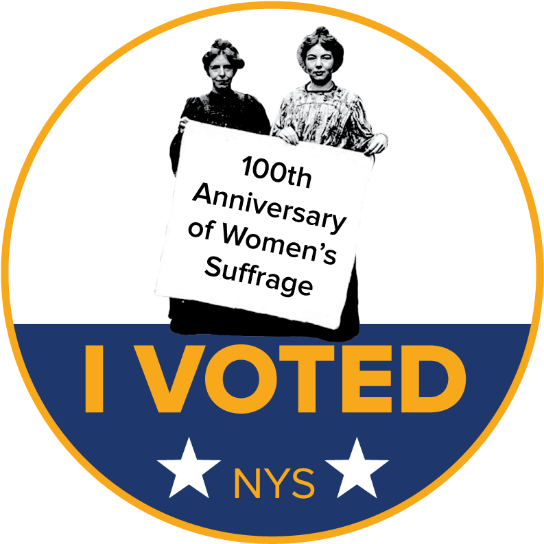 New York State - Nys I Voted Sticker (750x750), Png Download