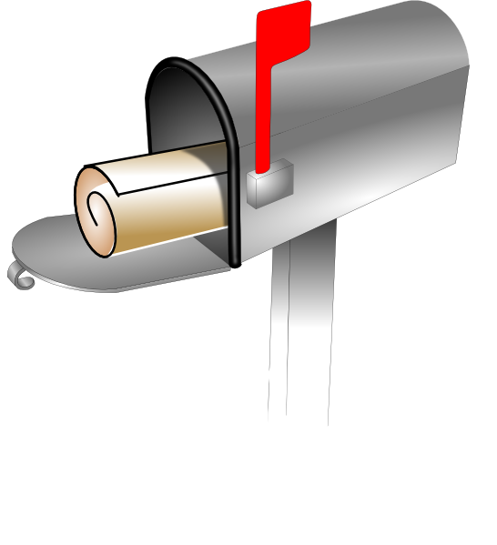Letter Box Computer Icons Email Clip Art - Mailbox Magnets (546x599), Png Download