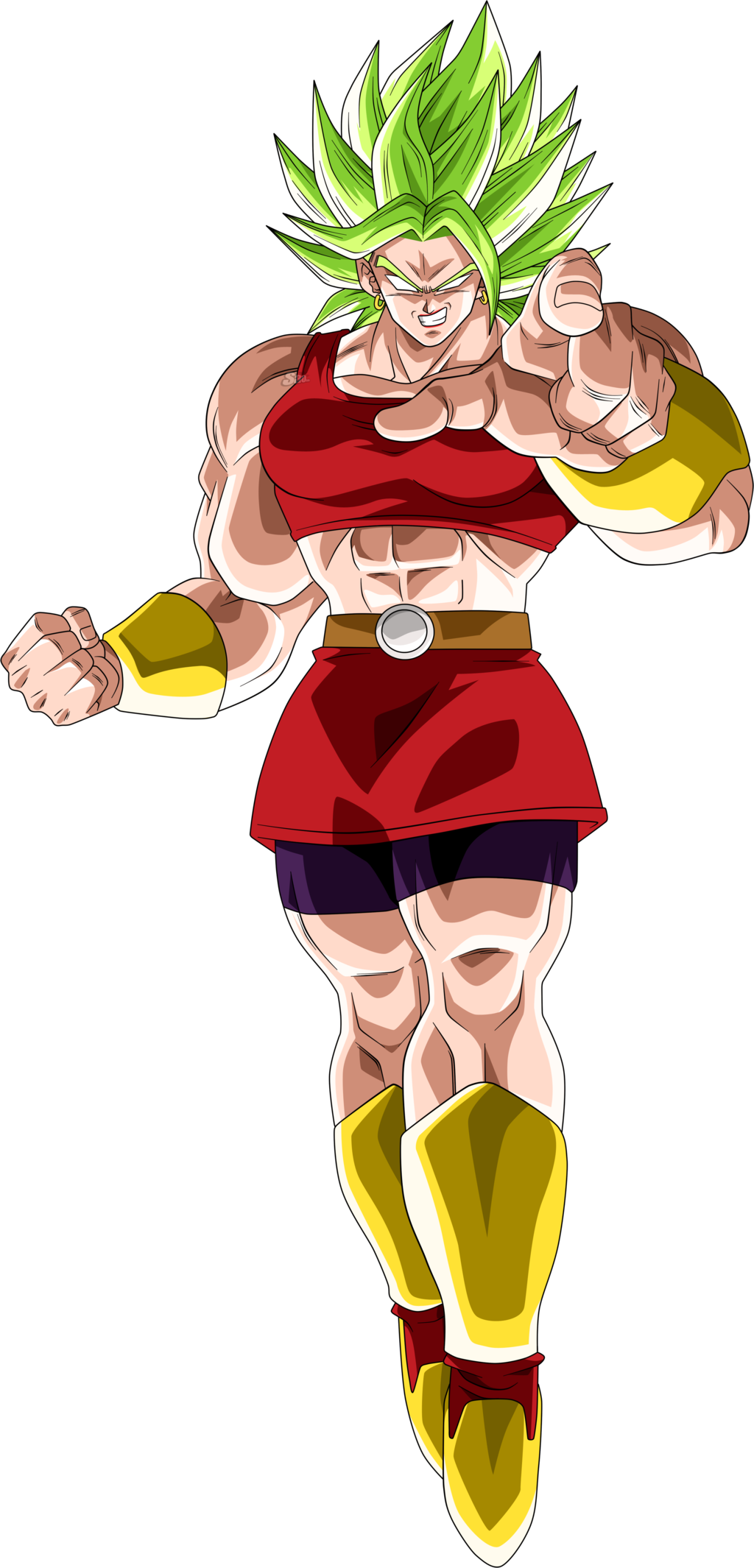 Kale Ssj Berserker By Saodvd-dbi23dz - Kale Dragon Ball Super (1024x2130), Png Download