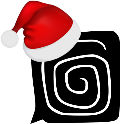 Gyrationfive Logo With Santa Hat - .net (424x448), Png Download