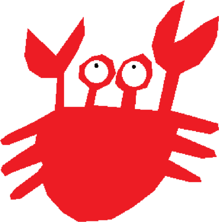 Christmas Island Red Crab Drawing Cangrejo Cartoon - Crab Throw Blanket (739x750), Png Download