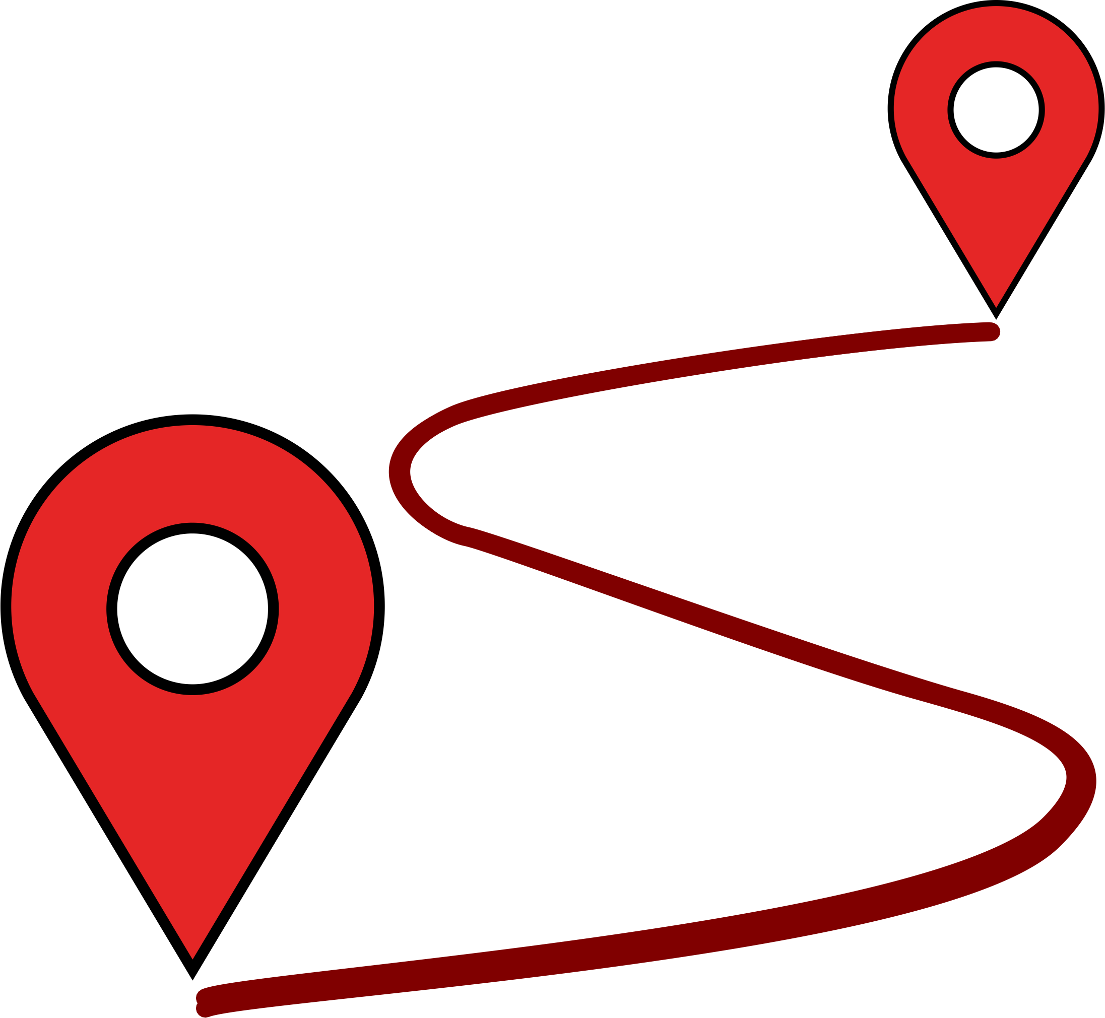 Vector Royalty Free Stock Many Free On Dumielauxepices - Map Path Png (2193x2021), Png Download