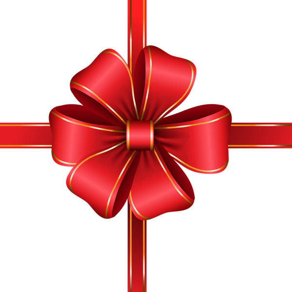 Homemade Cards, Red Bows, Ribbon Bows, Ribbons, Bow - Gift Bows Clipart (600x600), Png Download