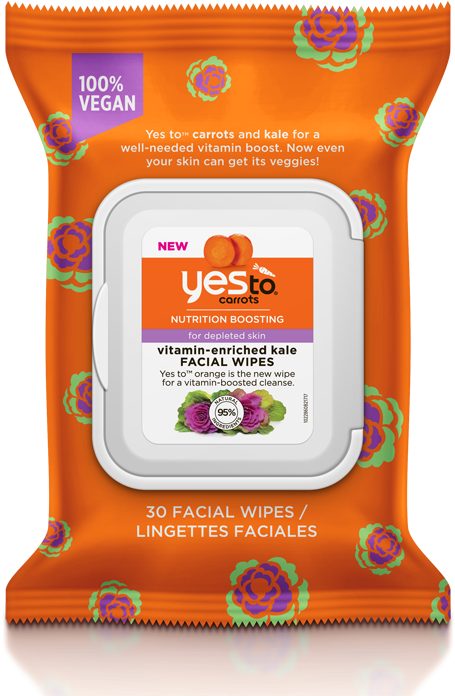 Product Photo - Yes To Carrots Fragrance Free Travel Wipes - 10 Ct (480x696), Png Download