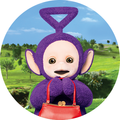 Tinky Winky - Teletubbies Reboot Tinky Winky (419x419), Png Download