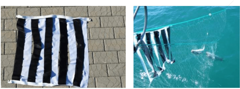 Drag-reducing Contrast Net Panel In A Grating Pattern - Fishing (850x314), Png Download