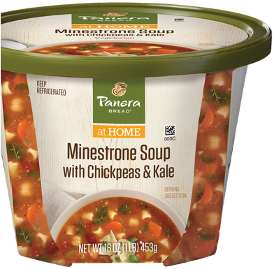 Panera Bread Minestrone Soup With Chickpeas & Kale - Panera Bread At Home Baked Potato Soup 32 Oz. Microwave (400x400), Png Download