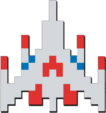 I Will Be Your Host For The Game Of Galaga This First - Galaga Ship Png (350x393), Png Download