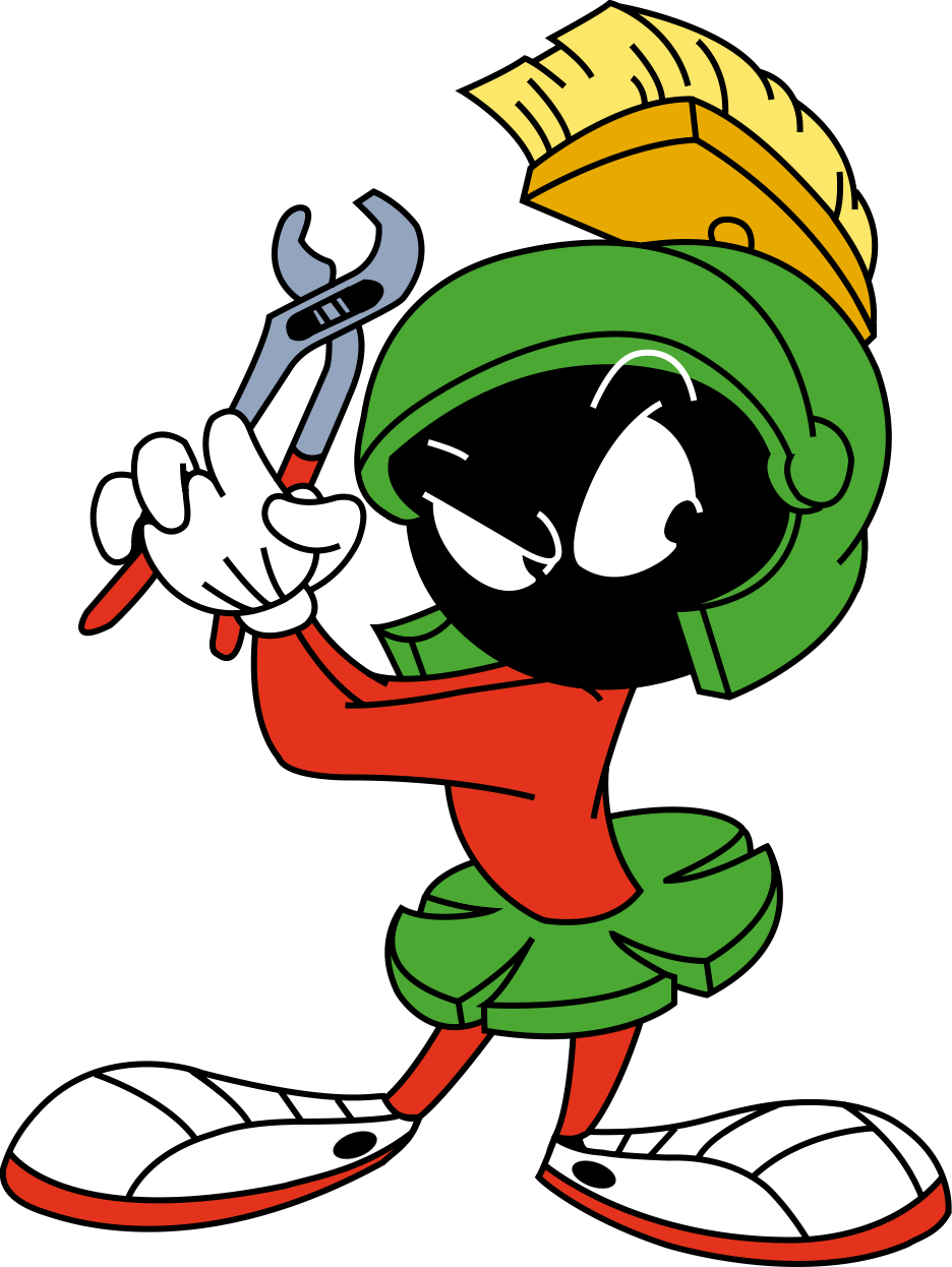 Marvin The Martian - Marvin The Martian Png (936x1246), Png Download