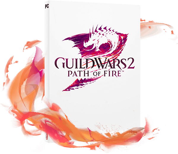 Journey To An Ancient Land On A Desperate Mission To - Guild Wars 2 - Path Of Fire (deluxe Edition) (625x600), Png Download
