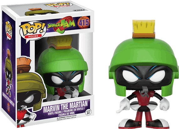 Marvin The Martian - Funko Pop Space Jam (480x480), Png Download
