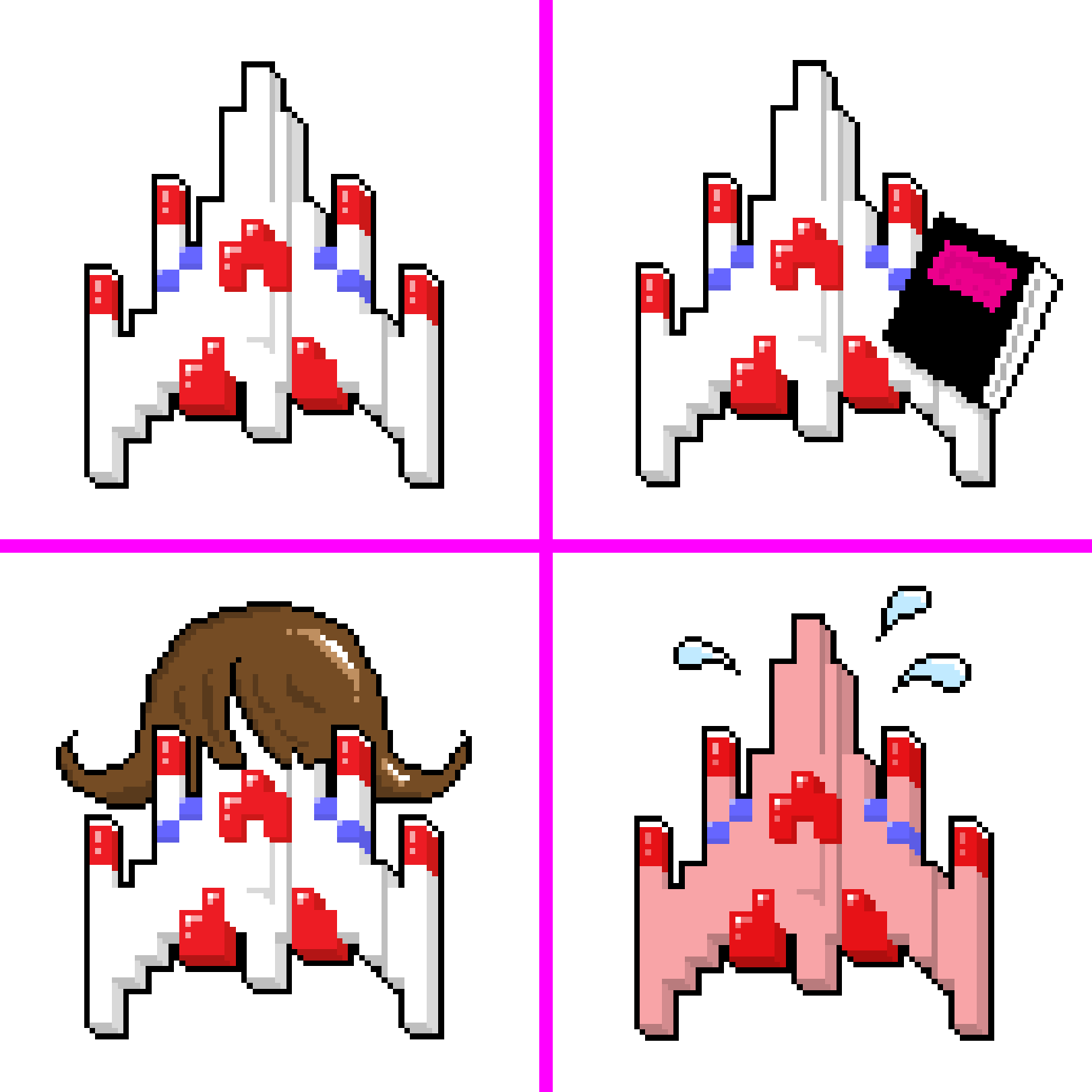 Click For Full Sized Image Galaga (1620x1620), Png Download