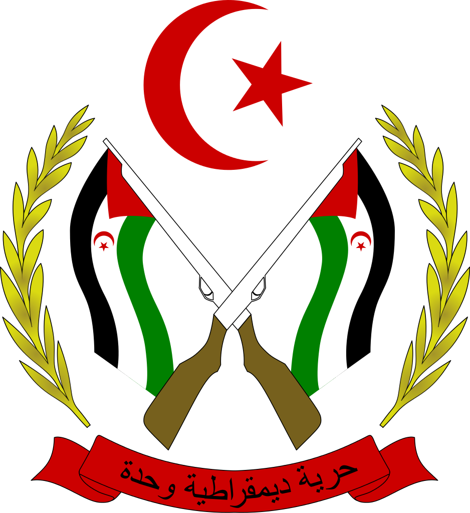 Capitalist War On Socialist Islam - Western Sahara Coat Of Arms (938x1024), Png Download